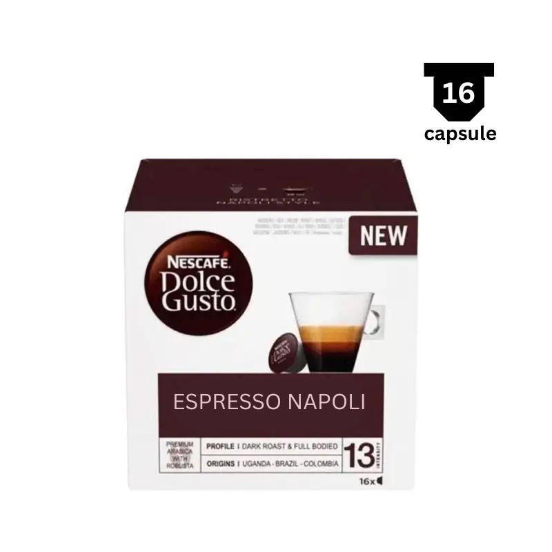 AromaKaffe Nescafe Dolce Gusto Espresso Napoli 16 Capsule