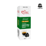 Italian Coffee Brasil Arabica- Compatibil Cafissimo / Caffitaly- 10 Capsule