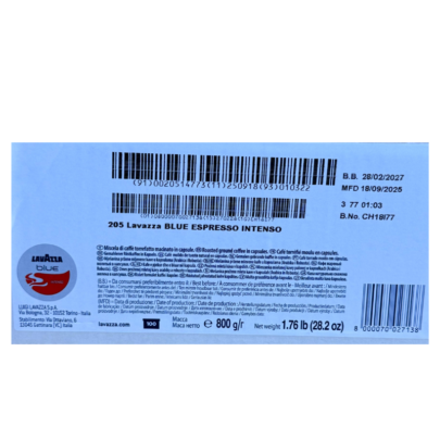 Lavazza Blue Espresso Intenso- 100 Capsule | AromaKaffe