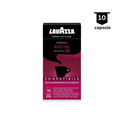 lavazza espresso deciso compatibiltate nespresso 10 capsule 800x800 1 AromaKaffe
