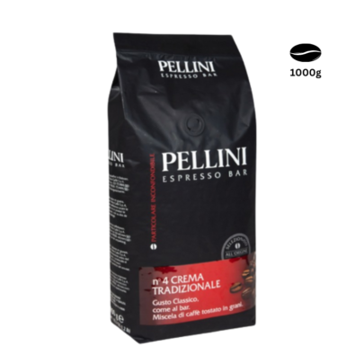 Pellini N°4 Crema Tradizionale, Cafea Boabe - 1kg