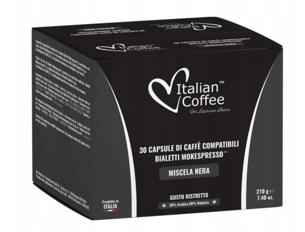 Bialetti capsule cafea italian coffee Nera AromaKaffe