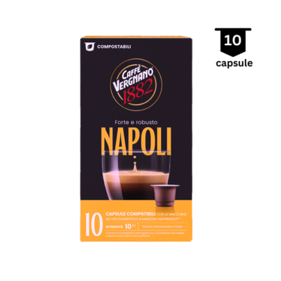 Alternative view of Vergnano Napoli - compatibil Nespresso- 10 Capsule