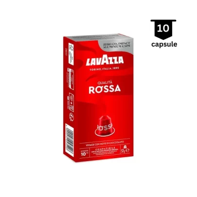 lavazza qualita rossa compatibil nespresso 10 capsule aluminiu 800x800 1 AromaKaffe