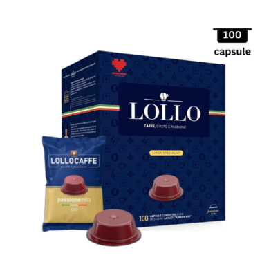 Lollo Caffe Espresso ORO - Compatibil A Modo Mio | 100 Capsule