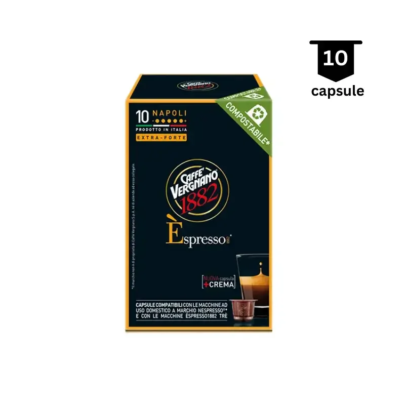 Vergnano Napoli - compatibil Nespresso- 10 Capsule