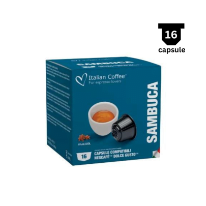 Italian Coffee Sambuca - Compatibil Dolce Gusto- 16 Capsule