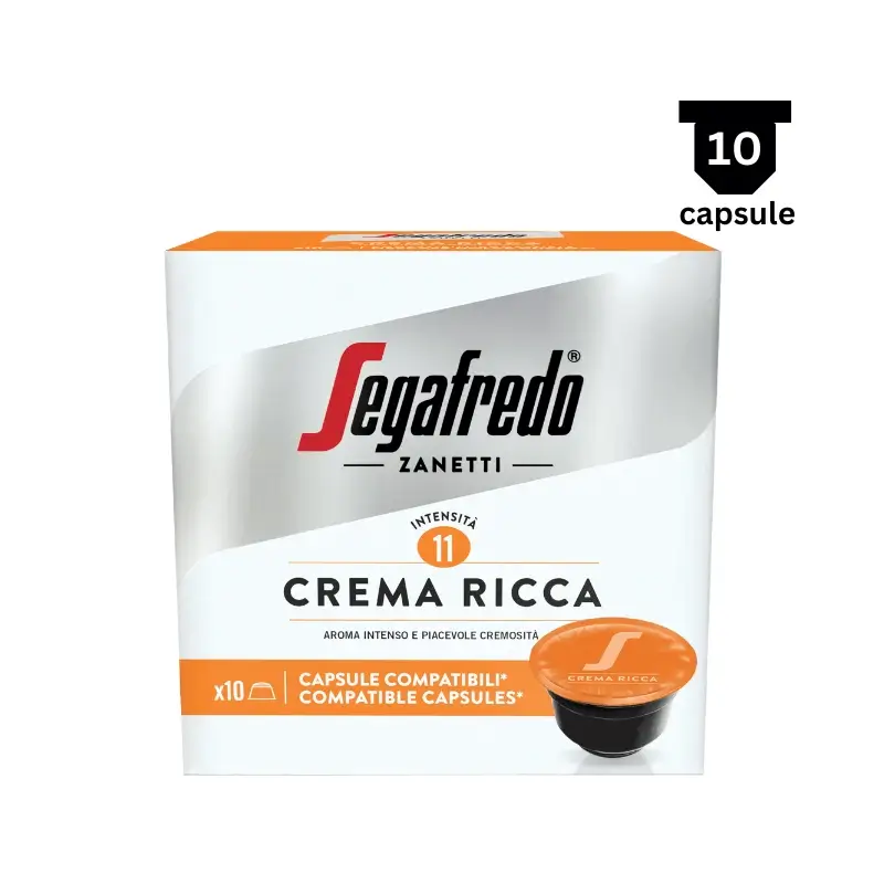 Segafredo Crema Ricca – Compatibil Dolce Gusto – 10 Capsule