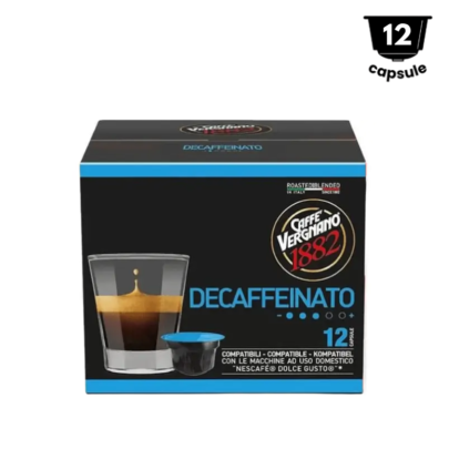 Vergnano Decaffeinato - compatibile Dolce Gusto- 12 Capsule