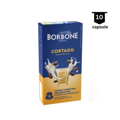 Borbone Caffe Cortado Caffe Macchiato - Compatibil Nespresso - 10 Capsule