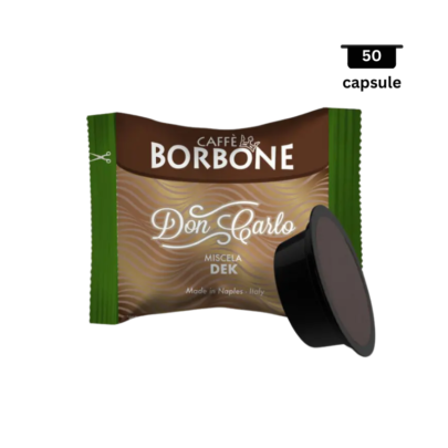 Borbone Don Carlo Dek - Compatibil Lavazza A Modo Mio | 50 Capsule
