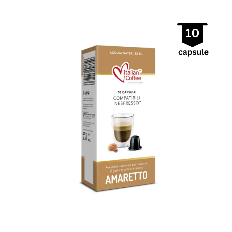 Italian Coffee Capsule Nespresso Caffe Amaretto800x800 1 AromaKaffe