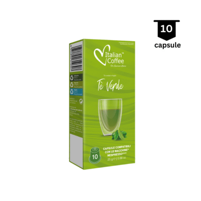 Italian Coffee Ceai Verde - Compatibil Nespresso - 10 Capsule