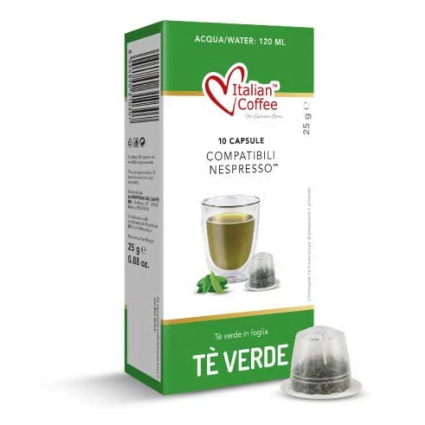 Itlin Coffee Nespresso Capsule Ceai Verde AromaKaffe