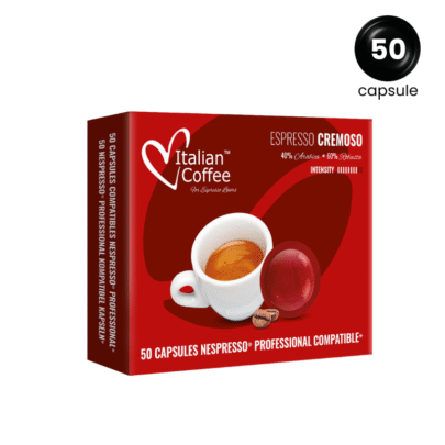 Italian Coffee Cremoso -  Compatibil Nespresso Professional - 50 Caps