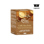 Italian Coffee Caffè Macchiato  - Compatibil A Modo Mio - 12 Capsule