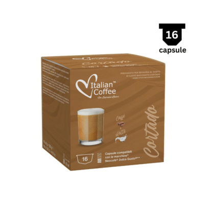 Italian Coffee Cortado - Compatibil Dolce Gusto- 16 Capsule