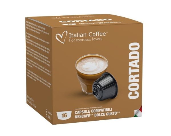Italian Coffee Dolce Gusto Cortado AromaKaffe