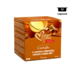 Italian Coffee Caffe Cortado - Compatibil A Modo Mio - 12 Capsule