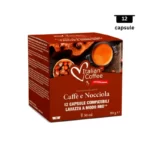 Italian Coffee Caffe Nocciola - Compatibil A Modo Mio - 12 Capsule
