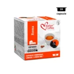 Italian coffee Espresso Roma - Compatibil Lavazza A Modo Mio - 16 Capsule
