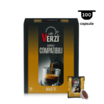 Caffe Verzi Aroma Dolce - Compatibil Bialetti, Mokespresso - 100 Capsule