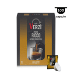 Caffe Verzi Aroma Ricco - Compatibil Bialetti, Mokespresso - 100 Capsule
