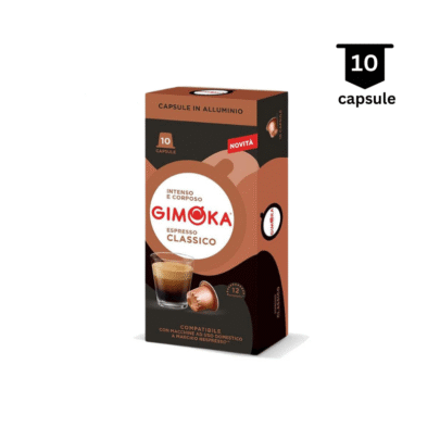Gimoka Classico – Compatibil Nespresso- 10 Capsule Aluminiu