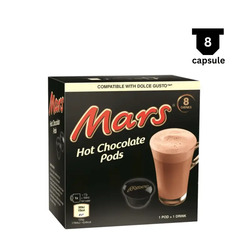 Privat: Mars Ciocolata Calda – Compatibil Nescafe Dolce Gusto 8 capsule