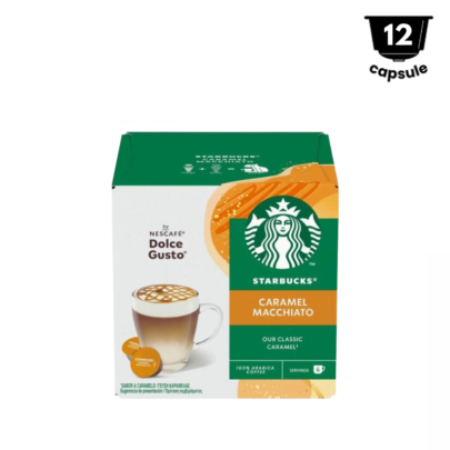 Starbucks Caffe Caramel Macchiato By Nescafe Dolce Gusto - 12 Capsule (6+6)