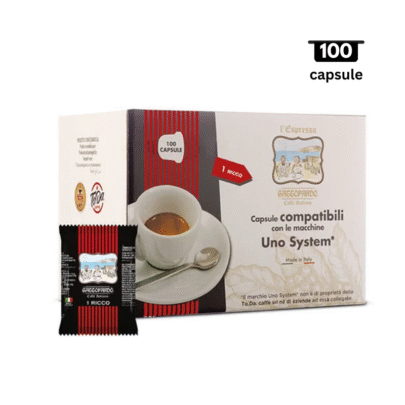Caffè Gattopardo To.Da Ricco - Compatibil UNO System - 100 capsule