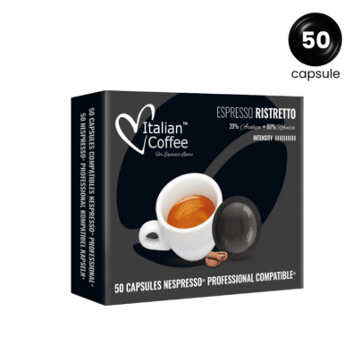 Italian Coffee Ristretto -  Compatibil Nespresso Professional - 50 Capsule