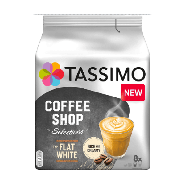 tassimo Coffee shop Flat white rich Creamy Aroma Kaffe AromaKaffe