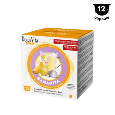 DolceVita Bananita - Compatibili Nescafé Dolce Gusto - 12 Capsule - imagine 2