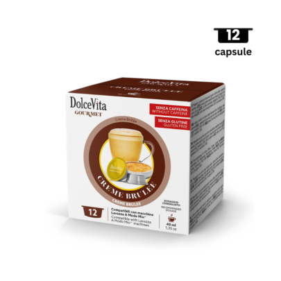 DolceVita Crème Brûlée - Compatibil A Modo Mio - 12 Capsule