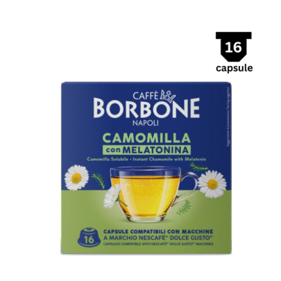 Borbone Ceai de Mușețel și Melatonină- Compatibil Dolce Gusto - 16 Capsule