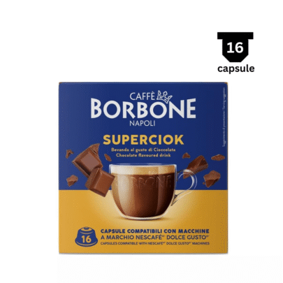 Borbone SUPERCIOCK - Ciocolată - Compatibil Dolce Gusto - 16 Capsule