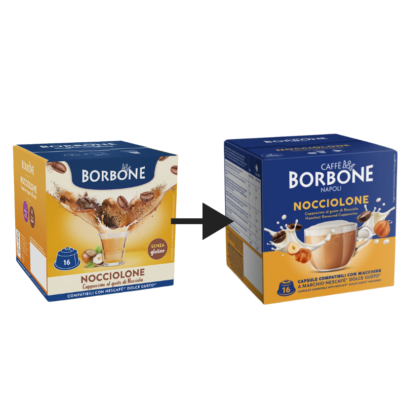 Alternative view of Borbone NOCCIOLONE - Cappuccino de Alune - Compatibil Dolce Gusto - 16 Capsule