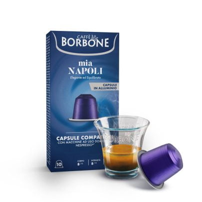 Borbone Napoli- Arabica & Robusta - Compatibil Nespresso- 10 Capsule | AromaKaffe