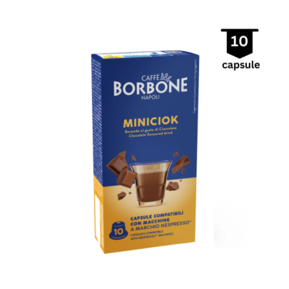 Alternative view of Borbone Caffe MINICIOCK  ciocolată - Compatibil Nespresso- 10 Capsule