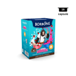 Borbone Caffe"DJ GUSTO CHESECAKE" - Ciocolata alba cu capsuni - Compatibil A Modo Mio - 16 Capsule