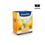 ‼<strong>SUPER PROMO</strong>‼ Borbone Caffe PISTACCHIONE - Ciocolată Albă și Aromă de Fistic - Compatibil A Modo Mio - 16 Capsule