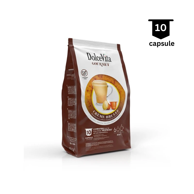 Dolce Vita Creme Brulee- Compatibil Nespresso- 10 Capsule