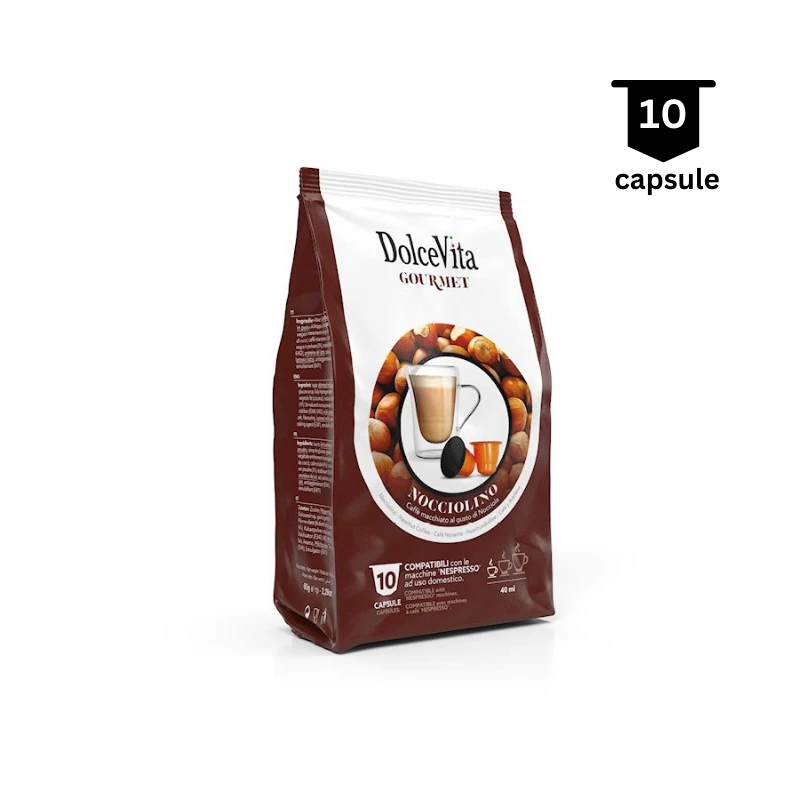 Dolce Vita NOCCIOLINO - Compatibil Nespresso- 10 Capsule