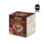 Novaroma  Zahar Aromatizat in 5 mixuri scorțișoară, cacao, vanilie, anason și alune - 80 de bustine