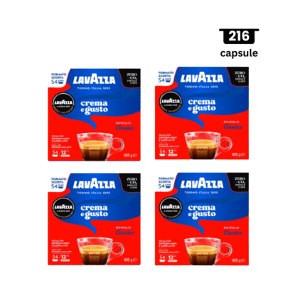 Capsule cafea 216 capsule, Espresso Crema e Gusto , 4x54 Capsule, compatibil A Modo Mio