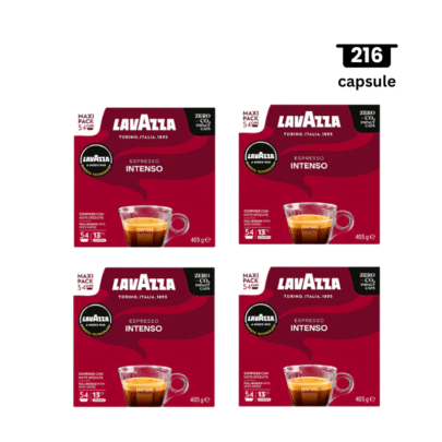 Capsule cafea 216 capsule, Lavazza Espresso Intenso , 4x54 Capsule, compatibil A Modo Mio