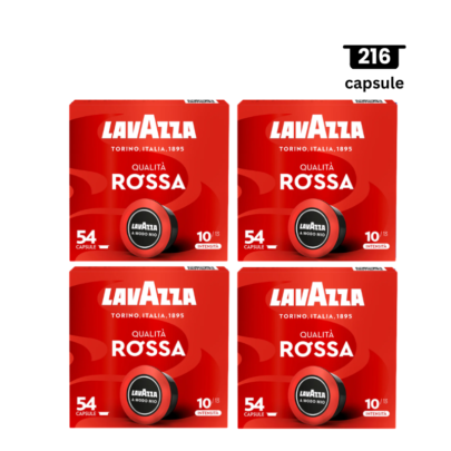 216 capsule Lavazza Espresso Qualita Rossa, 4x54 Capsule, compatibil A Modo Mio