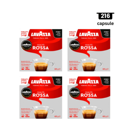 Capsule cafea 216 capsule, Lavazza Espresso Qualita Rossa, 4x54 Capsule, compatibil A Modo Mio