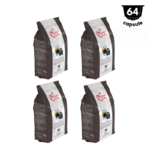Capsule cafea 64 capsule, Italian Coffee Espresso Lungo Intenso, 4x16 Capsule, Compatibil Nescafè Dolce Gusto